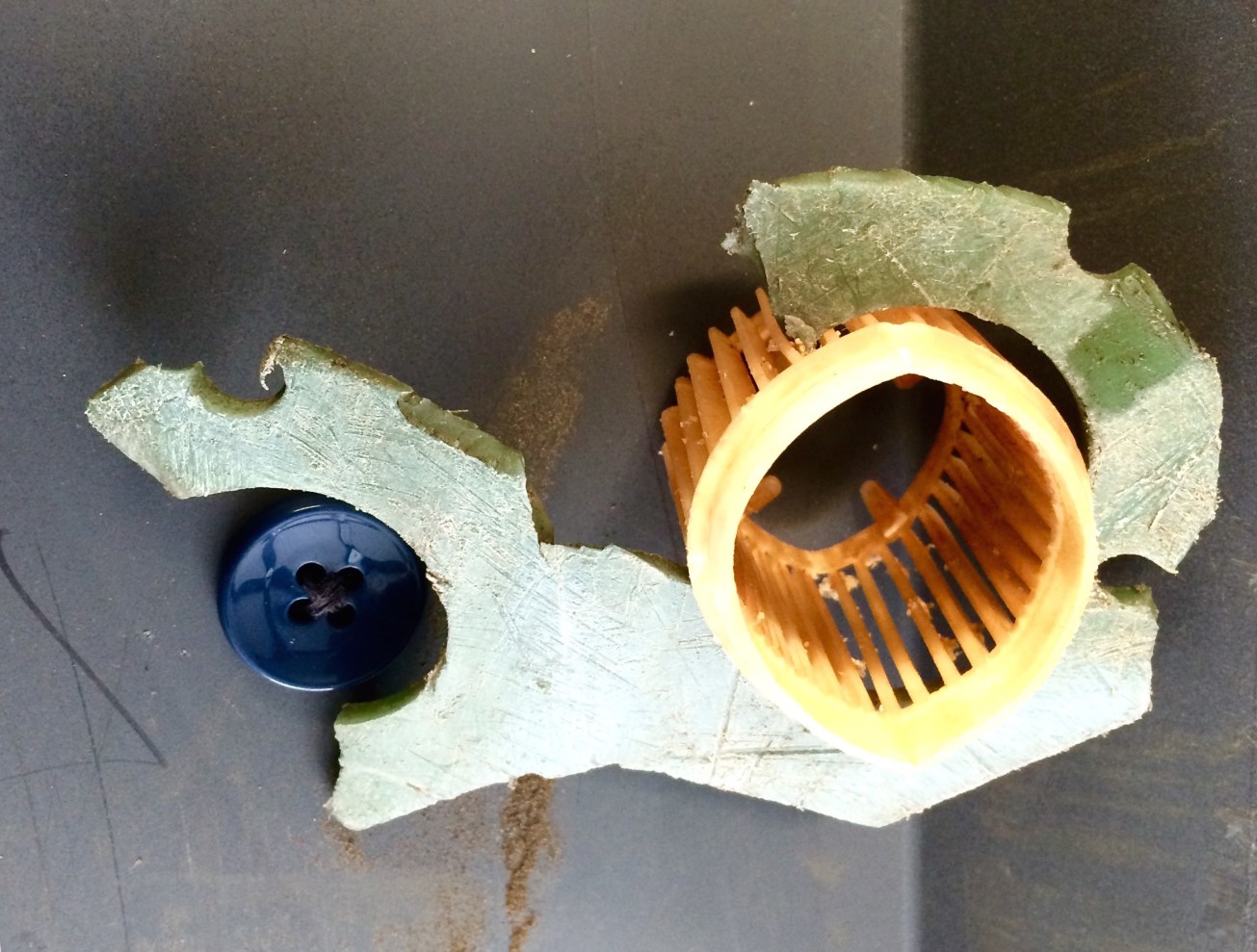 Plastic bits ready to go